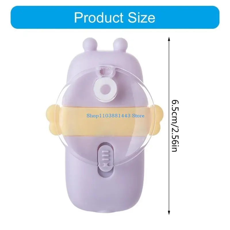 Muỗng ngoáy phát sáng Q6RE để vệ sinh cho bé, dụng cụ lấy ráy đầu mềm chạy bằng pin nút Công cụ thân thiện với du