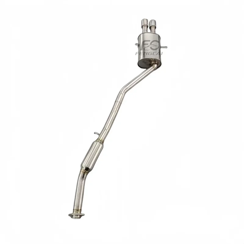 High-performance System Muffler E36 318 323 SS304 Catback Exhaust Pipe Modification Installation