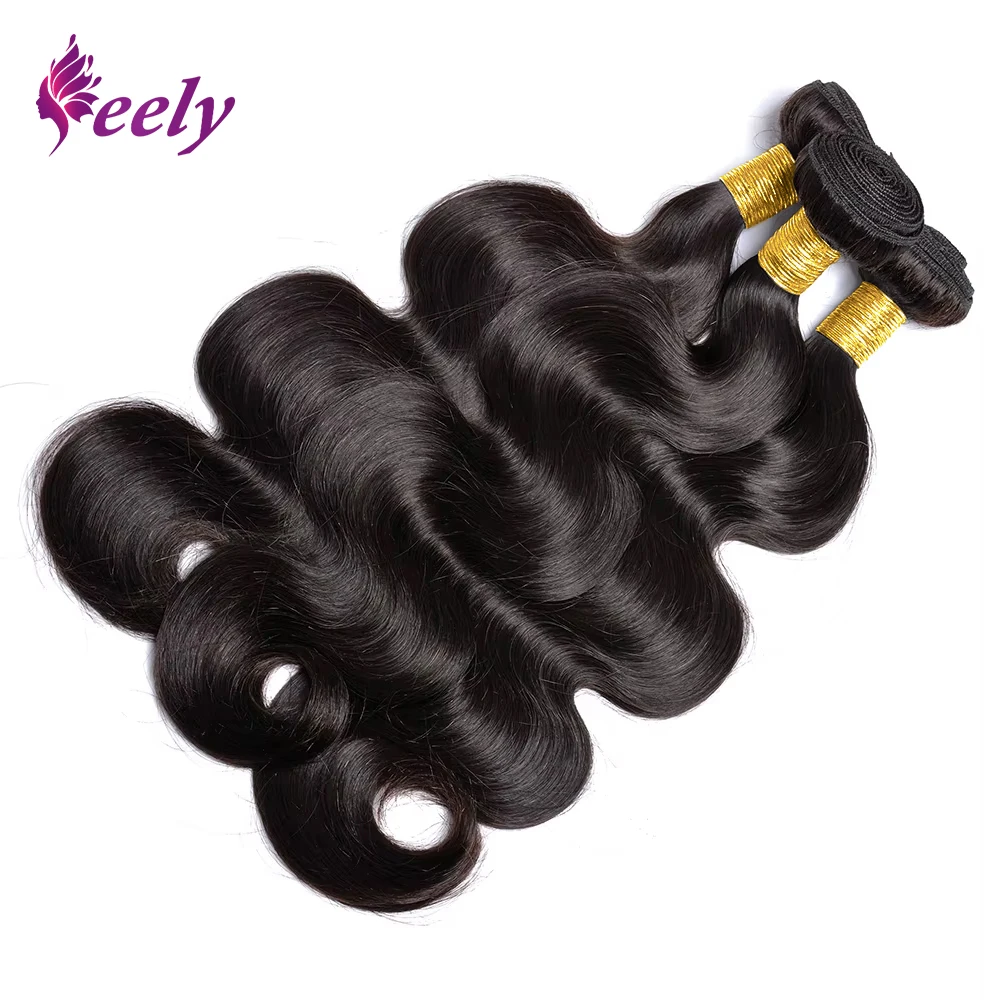 

12-36 Inches Body Wave Bundles 100% Human Hair 1/2/3/4 Bundles Per Pack Double Weft Unprocessed Virgin Hair Bundles Human Hair