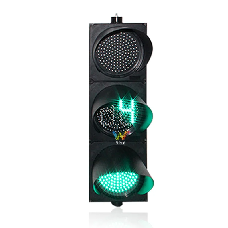 300mm Auto Vehicle Luce Del Segnale Stradale Alloggiamento PC Strada Crossing Sicurezza Conto Alla Rovescia Timer Luce