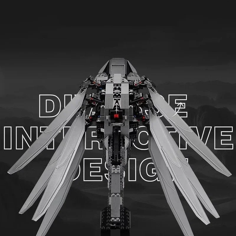 1369 قطعة الرموز الكثبان الرملية Atreides الملكي Ornithopter نموذج اللبنات صالح 10327 مجموعة لعبة الطوب الإبداعية للأطفال الهدايا #4