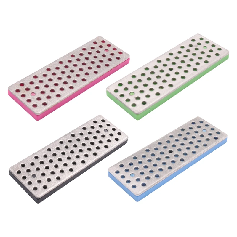 

4 Pcs Set Diamond Sharpening Stone Portable For Skiing Ice Snowboard Ski Edges Skiing Accessories Knife Sharpener