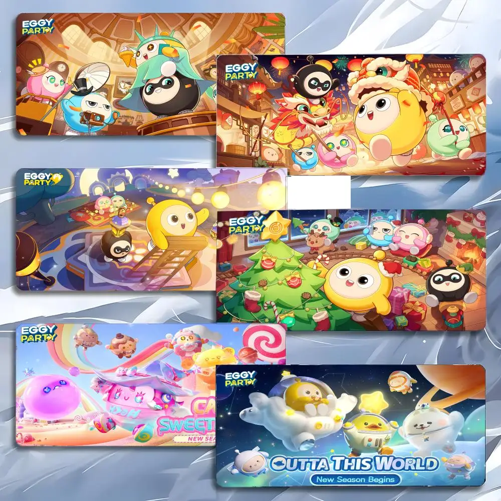 game cute E-Eggy Party Mouse Pad Mousepad Large Gaming LockEdge Thickened PC Table Desk Mat