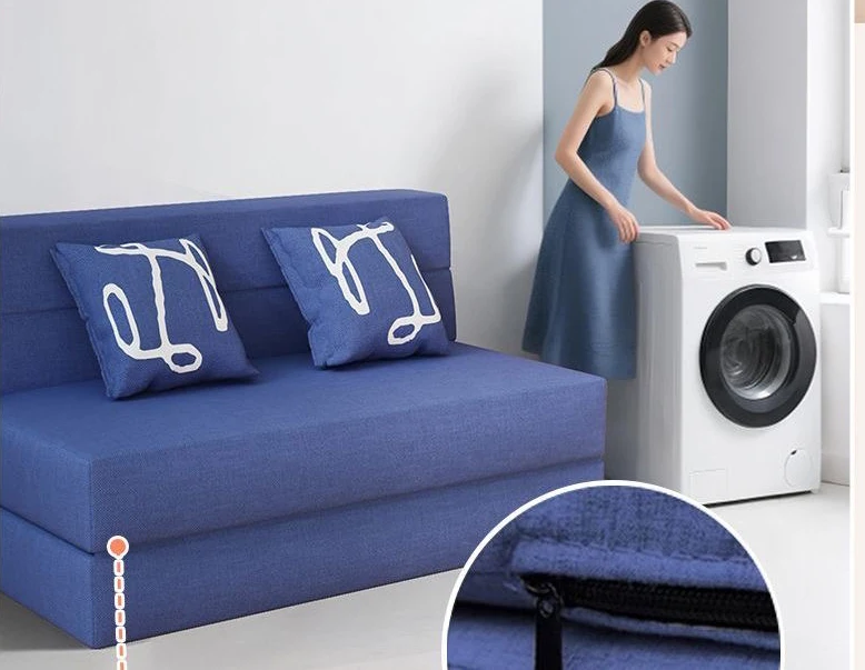 Living Room Furniture Sponge Compressed Sofa Personal Double Triple Seat Sofa Sit Lie Sleep Sponge Sofa Home Comfortable view 3