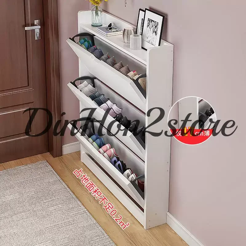 Outdoor shoe cabinet household entrance corridor entrance door shoe cabinet