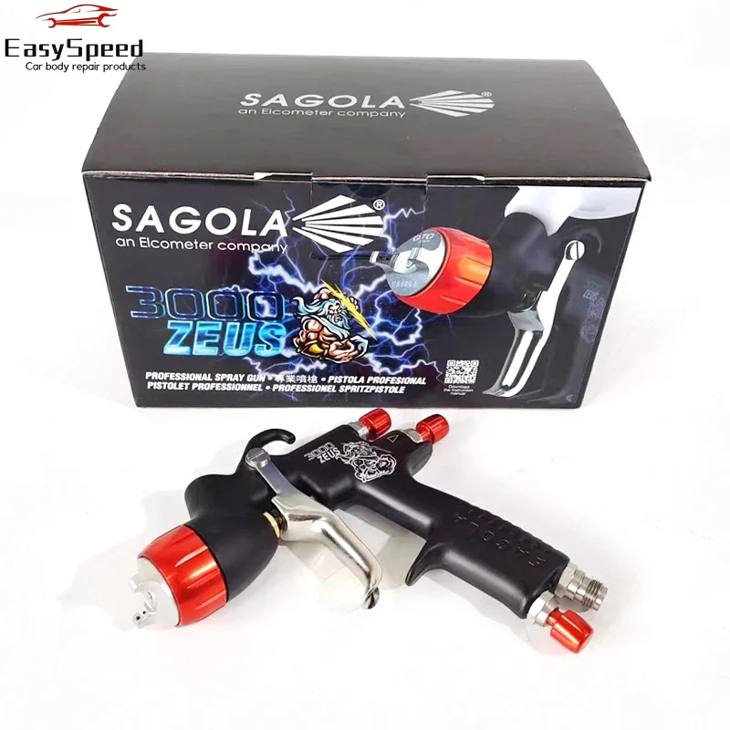 Sagola professional spray gun car paint spray gun 1.3mm nozzle industrial grade high atomization home pneumatic spray tools