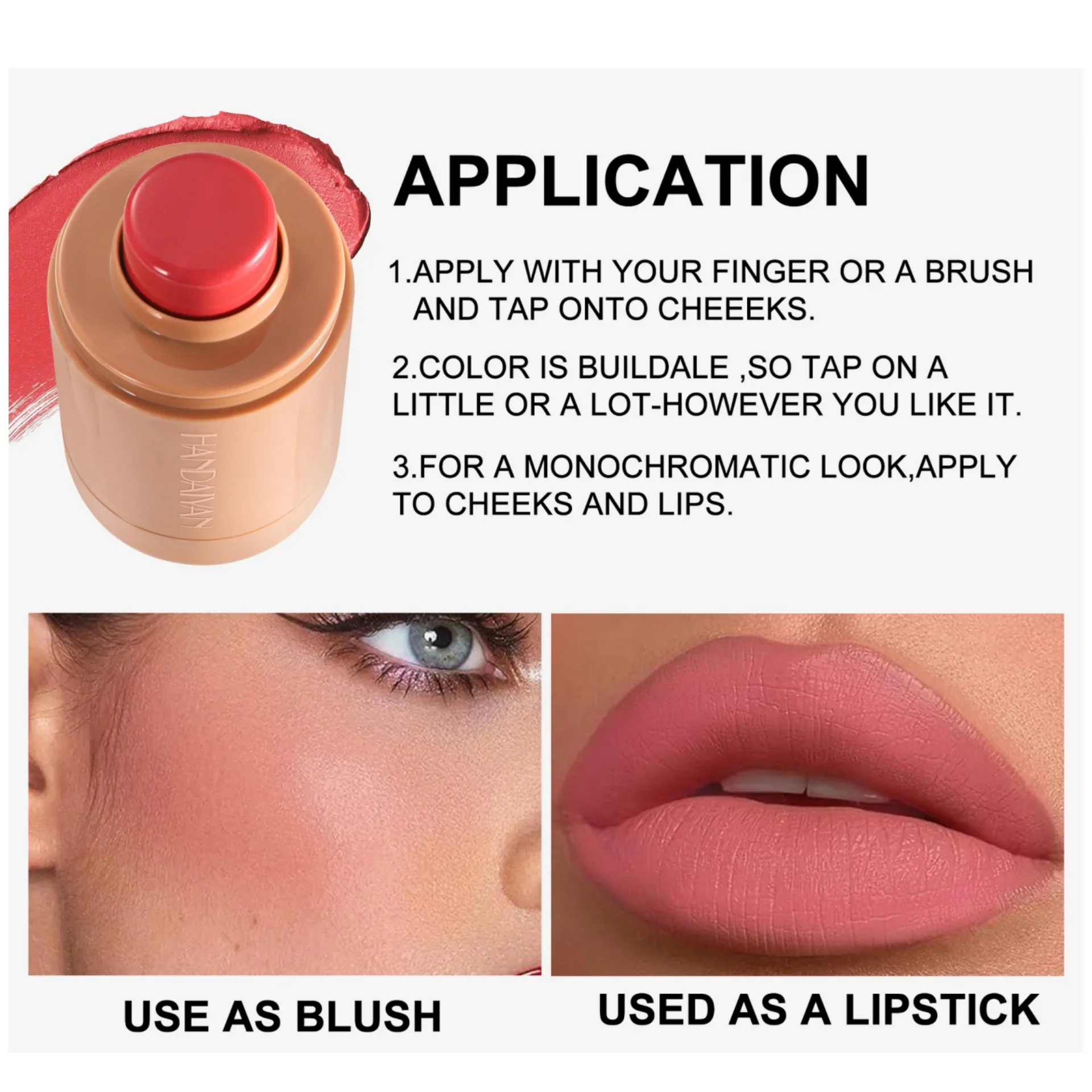6 Colors Blush Stic… - image