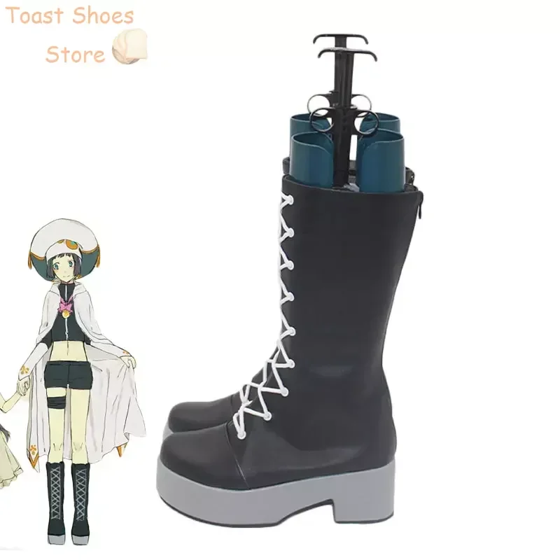 Arcobaleno Uni Cosplay Shoes PU Leather Shoes Halloween Carnival Boots Anime HITMAN REBORN Cosplay Props Costume Prop