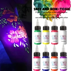1pcs Fluorescent Tattoo Ink, Professional Tattoo Pigment, Tattoo Painting Tattoo Supplies, Professional Supply For Body Art,