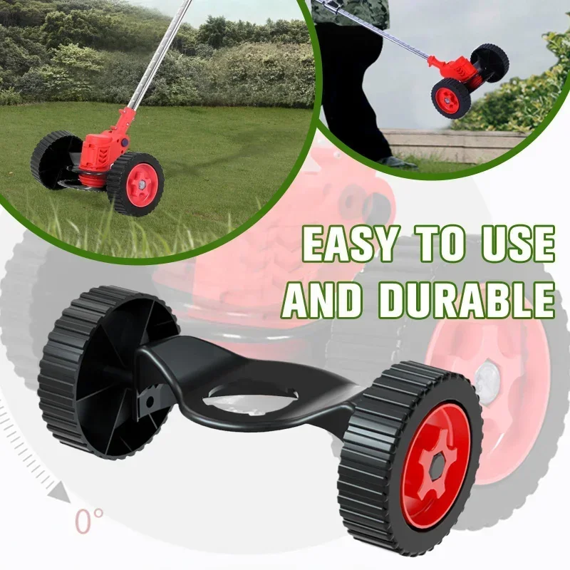 Removable Lawn Mower Wheel Grass Trimmer Accessories For Improving Work Efficiency Mower Maintenance Gardening Works