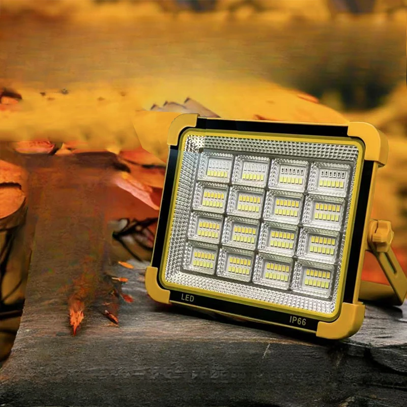 Solar Charging Light Lantern LED Outdoor, Portable Home Emergency Light Large Capacity