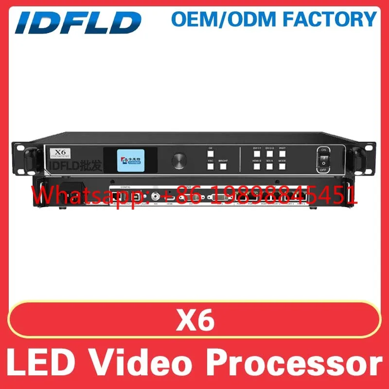 Colorlight X6 All‑in‑One LED Video Processor，3.9M Pixels，HUB75 Compatible，Digital Signage Controller