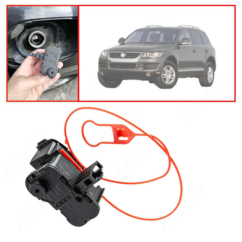 Fuel Filler Flap Lock Actuator 7P0810773F for VW Touareg (2011–2018), Polo, T-Roc, Skoda Octavia/Yeti/Fabia, SEAT Leon