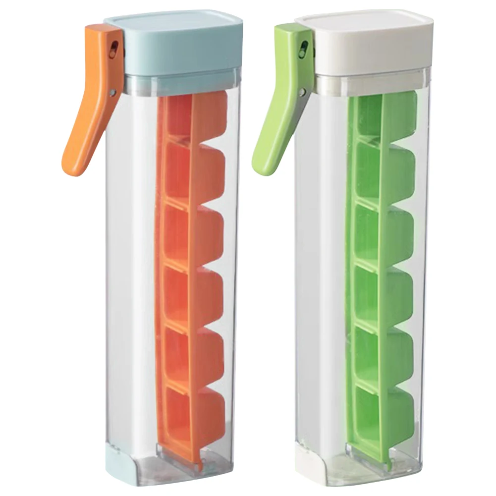 Ice Tube Making Trays Easy Push and Pop Out Vertical Ice Cube Tray 6 Grid Ice Cube Tray Stick Ideal for Sports and Water Bottles