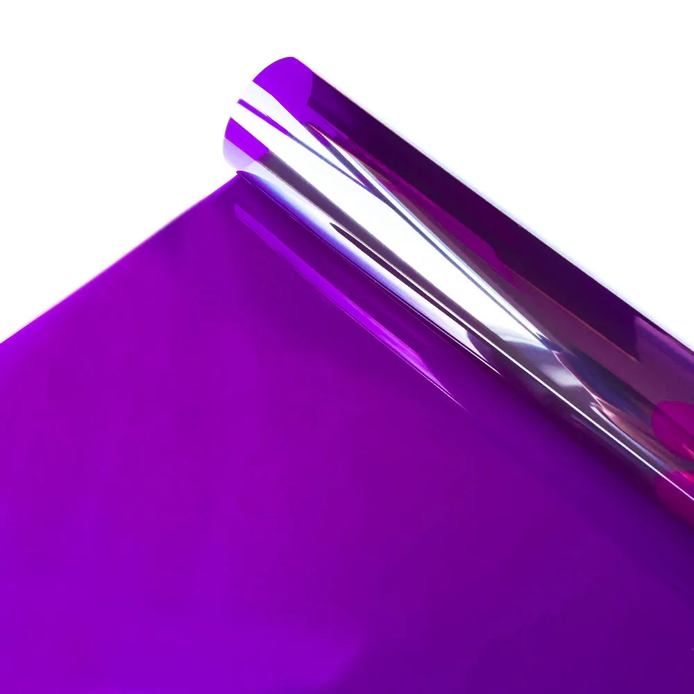 40cm x 120cm Colourful Window Film Stain Glass Tint Self Adhesive Transparent Stickers For Home Office Door Glass Decor Roll DIY image 3