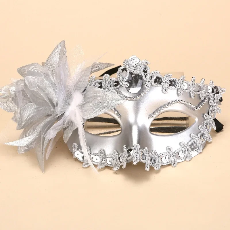 Princess Mask Masquerade Large Lily Mask Prom Princess Sexy Dress Up  Venetian Party Carnival  For Men And Women