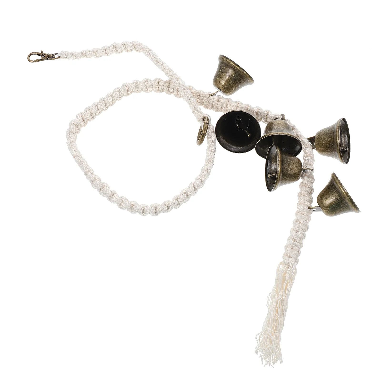 

Dog Training Bell Potty Door Bells Pet Supplies Metal Doorbell Hanging Cotton Rope Durable Fashionable Most Door