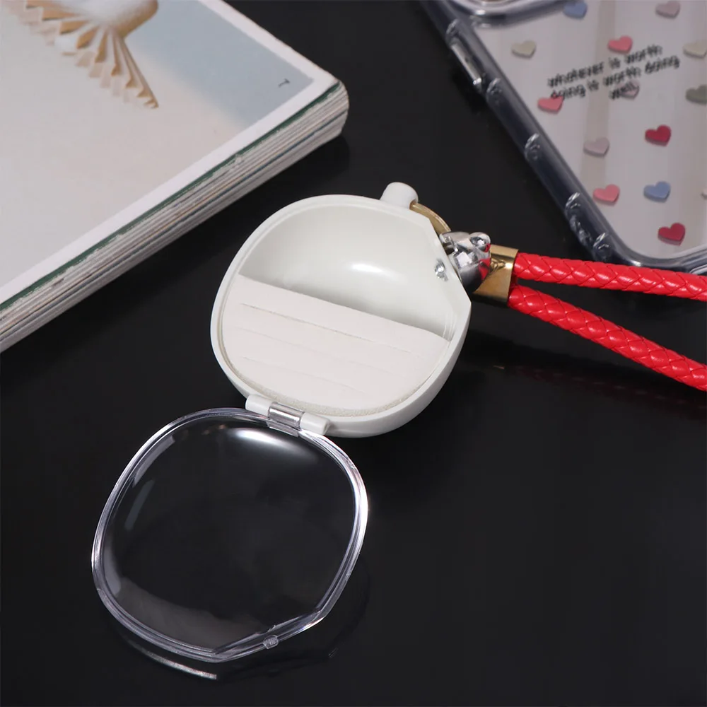 

Mini Jewelry Storage Box Transparent Jewelry Display Portable Travel Organizer Ring Earrings Storage Case Keychain Women