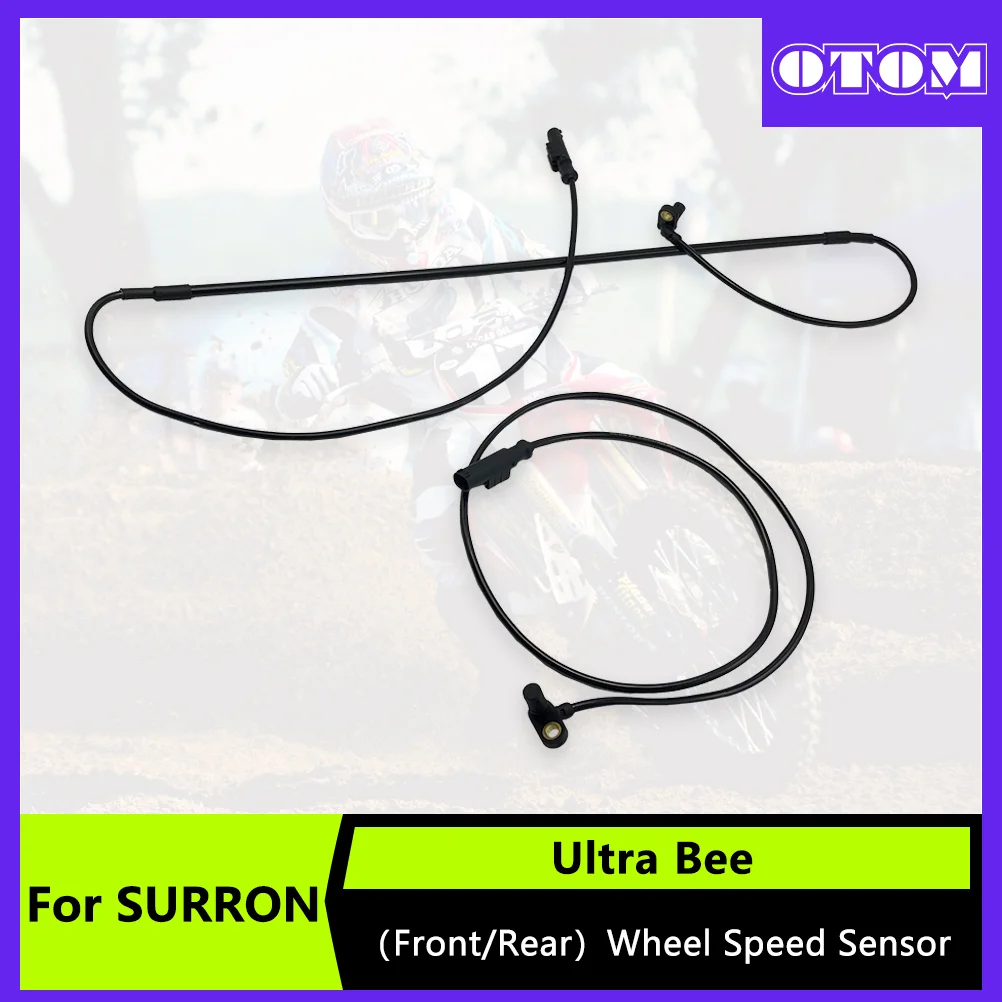 OTOM Motocross Speed Sensor Cable For SURRON Ultra Bee OEM Parts Front Rear Wheel Sensor
