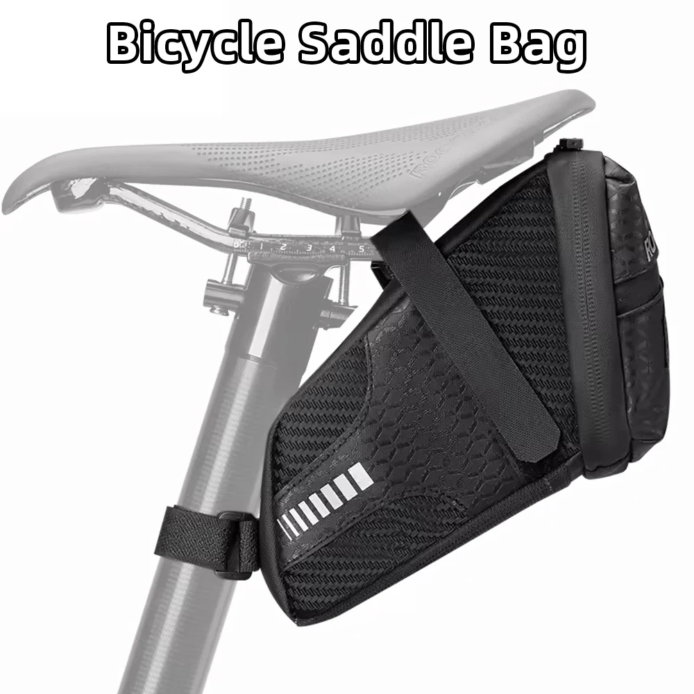 

1.5L Bicycle Saddle Bag Large Capacity Bike Tail Bag For MTB Road Folding Bike Storage Equipment Pack Cycling Accessories