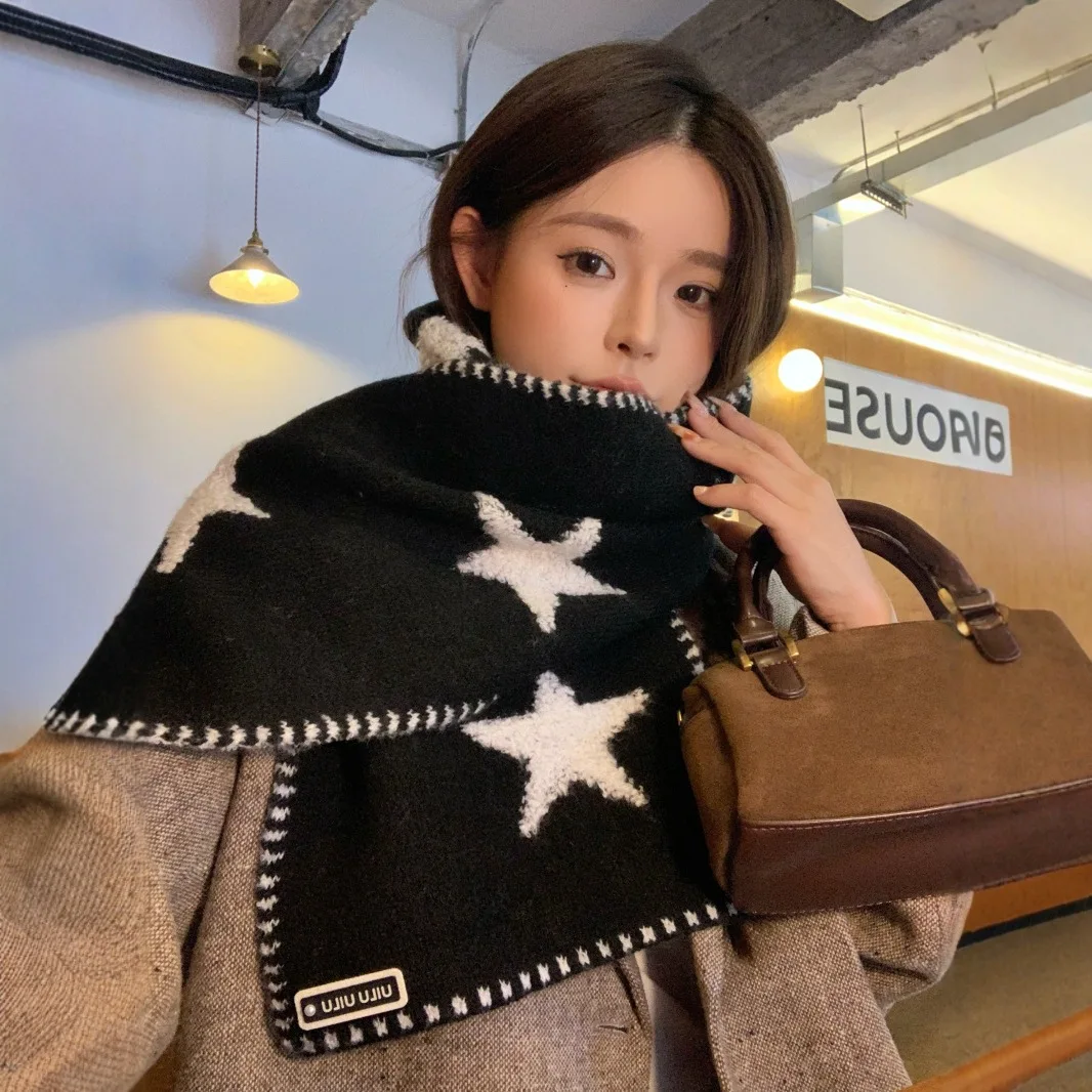 European Version Versatile Soft Cashmere Scarf Winter 2026 New Big-name Warm Gradual Change Camel Coffee Fringe Winter Scarf