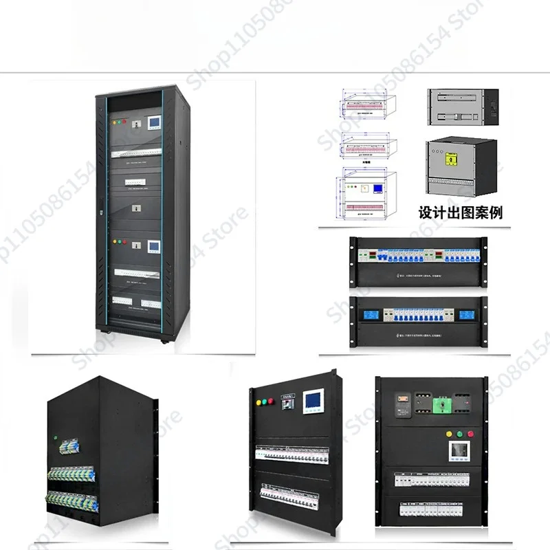 Cabinet power distribution unit 19-inch column head communication AC and DC module three single photo frame top power