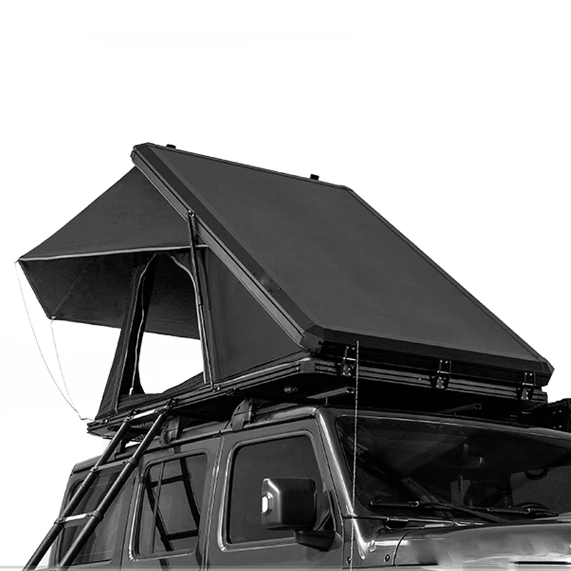 

Rooftop Tent 1-3 Person Hard Shell Roof Tent Aluminum Pop-up Camping Tent for 4x4 SUV Off-road Vehicle Waterproof w/Mattress