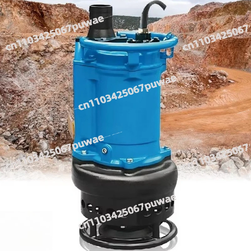 Submersible Drainage Pump Solid Mud Drainage Pump Semi-open Impeller Electric Vertical Seawater Pump