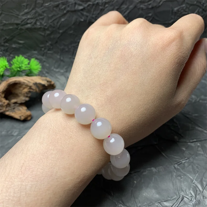 Natural Hetian Jade Root Bead Sweet Bracelet