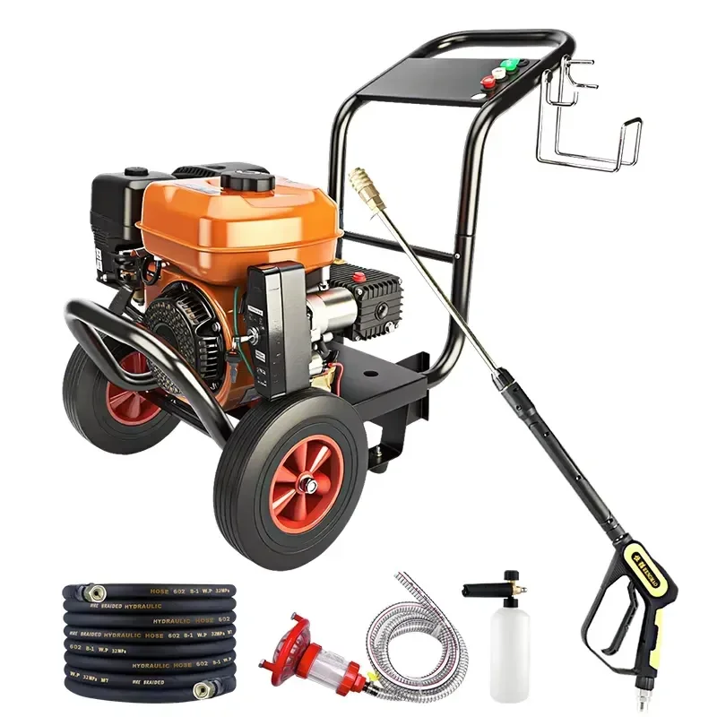 Customized Heavy Four Wheel High Pressure Washer Portable Cleaning Power Pressure Wash Cleaner Machine