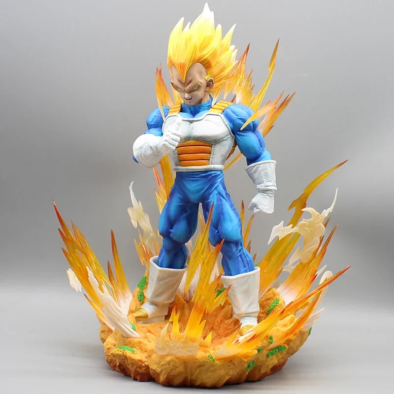 34.5cm dragon ball super mangá brinquedo cs majin vegeta figuras de ação super saiyan modelo anime pvc decoração colecionável ornamento brinquedos