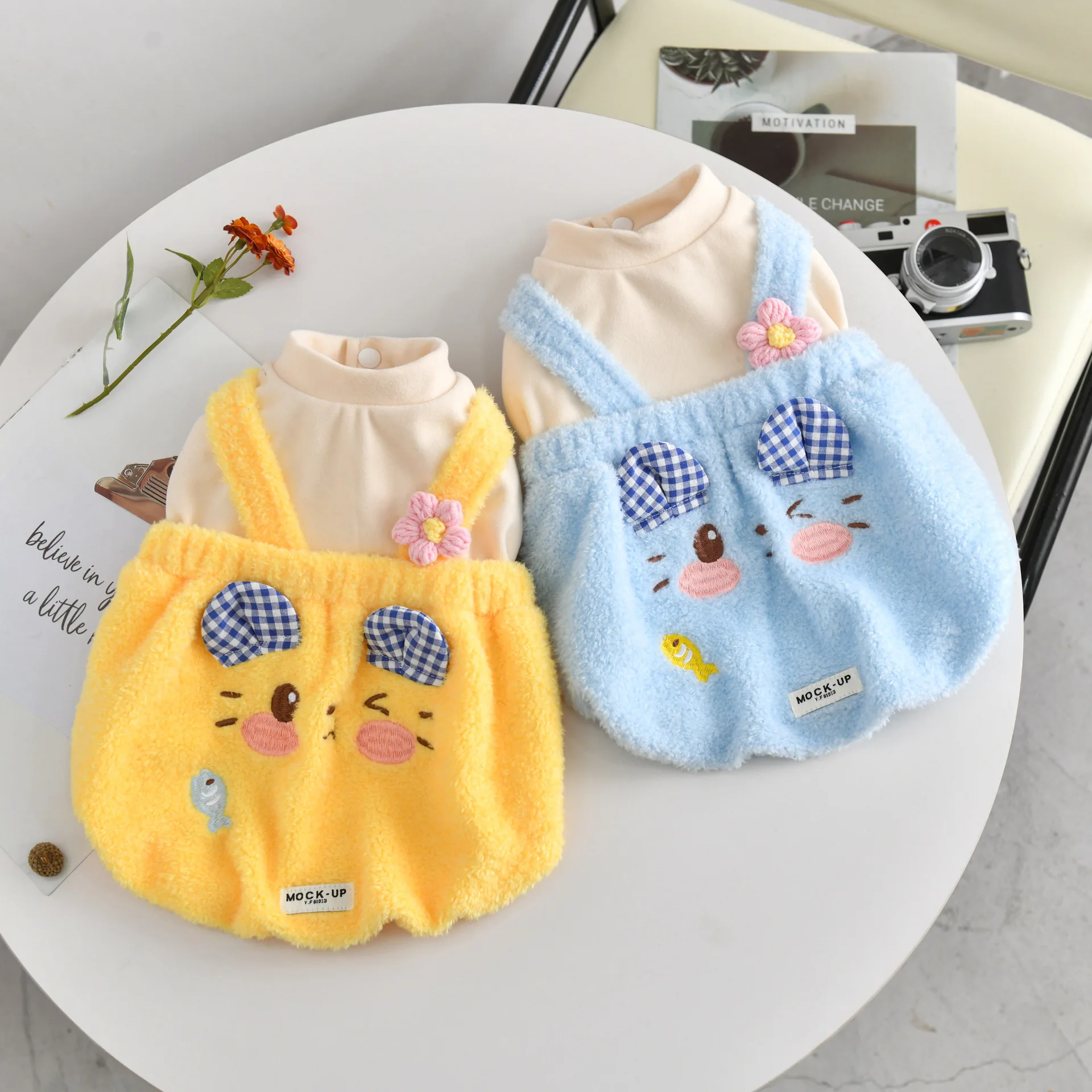 Disfraz dulce para perro, abrigo y chaqueta de manga corta para mascota, perro salchicha, Pitbull, forro polar rosa y azul, para cachorros pequeños y medianos, cardenas de animales