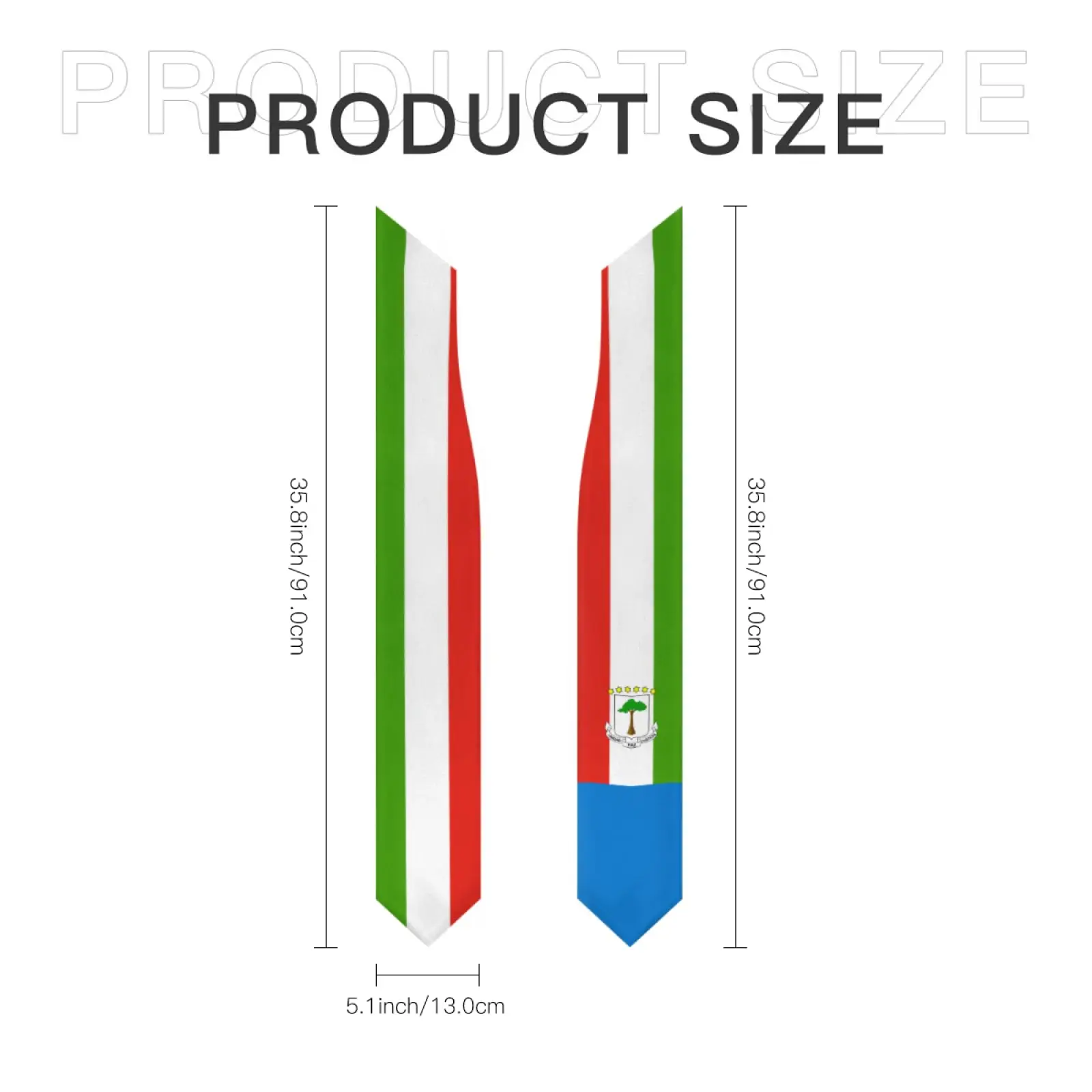 علم غينيا الاستوائي على شكل حرف v للتخرج سرق شال وشاح الشرف للدراسة على فئة الطلاب الدولية لعام 2026 #5