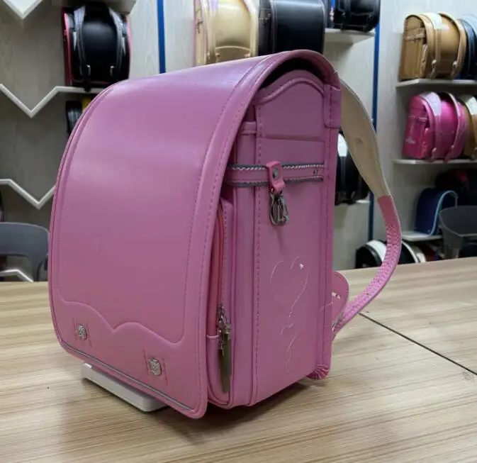 Japanese Randoseru Backpack  Elementary School Bookbags for girls Japan PU Leather Japan School Bag For Boys School Backpack Bag