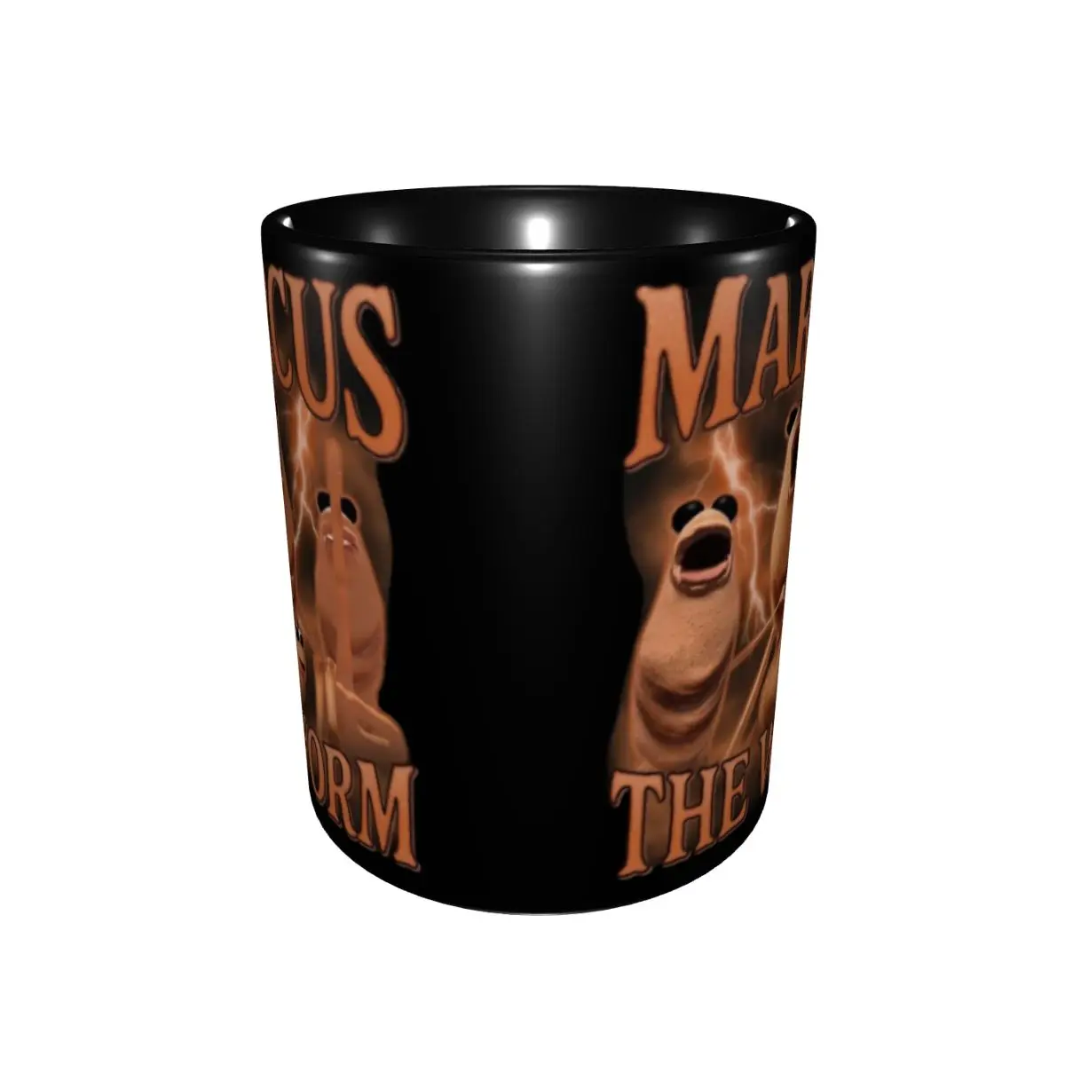 Marcus The Worm Cartoon Art Marcus The Worm Cartoon Art Merch Coffee Mugs Kawaii Cup Gift For Women Men
