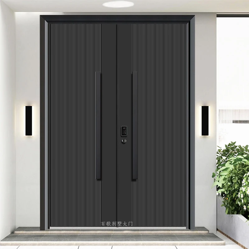 

High-end villa door Double door Household copper door Rural courtyar