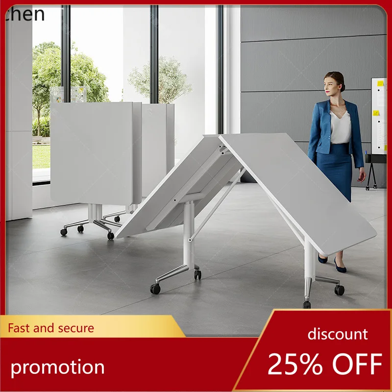 

Hxl foldable conference table - mobile long table for office meetings