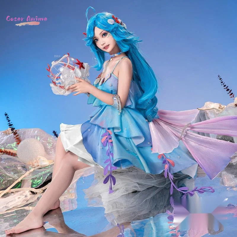 【Coser】Game Honor of Kings Dolia Cosplay Costume Uniform Halloween Party for Women Men Carnival Props