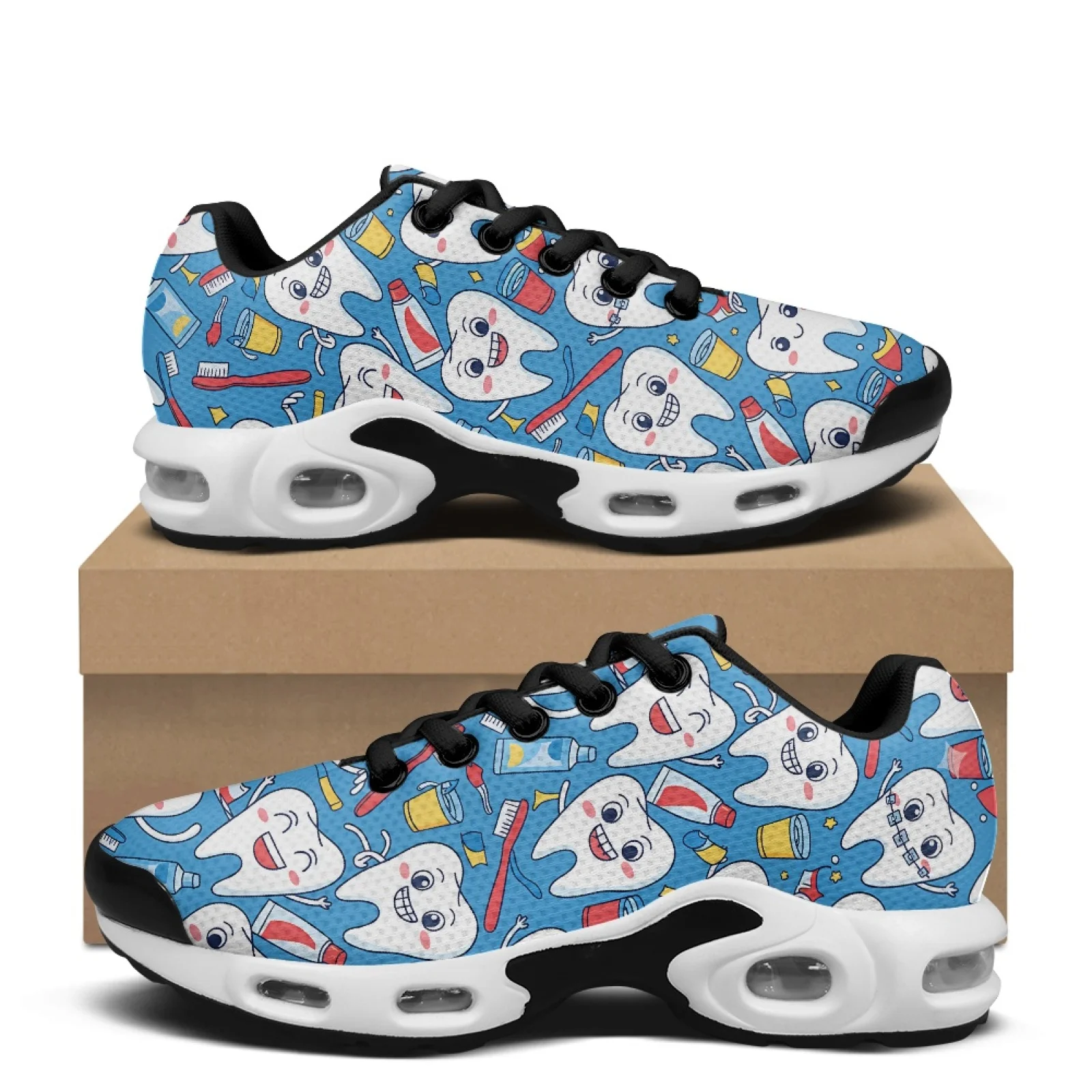 PENSTROLL Cute Cartoon Teeth A - Air Cushion Jogger Shoes Men review and price