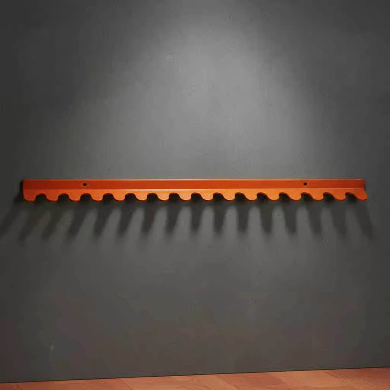 Golf Club Wall Rack Metal Golf Club Storage Stand Vertical Slot Rack Mounted with Holes for Garage - view 4