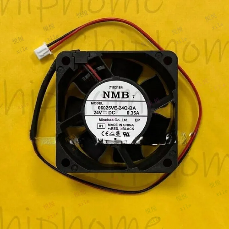 

L L FOR NMB 06025VE-24Q-BA DC24V 0.35A 6025 6CM 2-wire inverter cooling fan