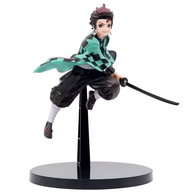 19CM Anime Demon Slayer Kanroji Mitsuri Kamado Tanjirou Kamado Nezuko Action Figure Model Toy Gift