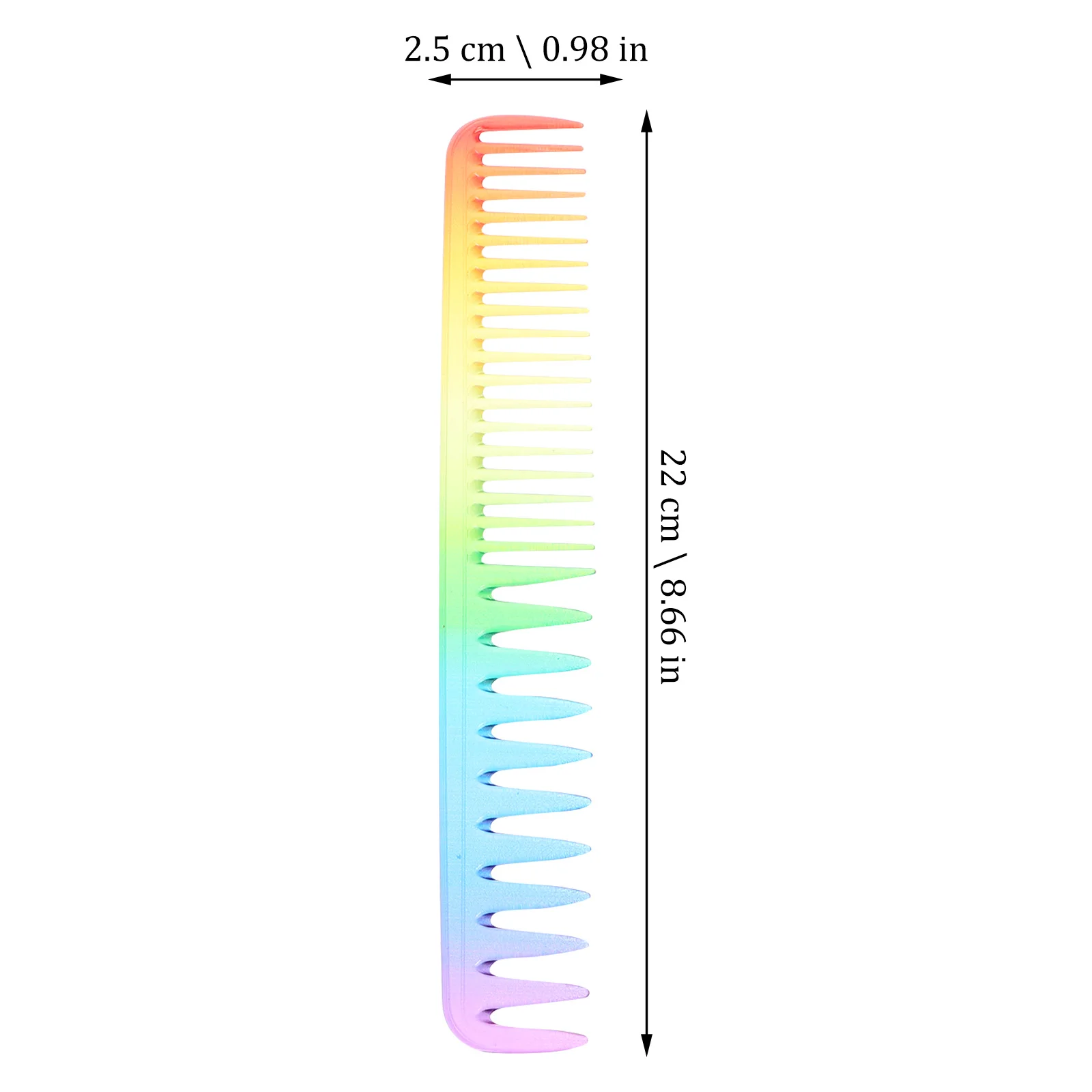 

3Pcs Rainbow Hair Styling Comb Durable Hair Care Tool Static Free Styling Salon Hairdresser Comb Salon Hairbrush
