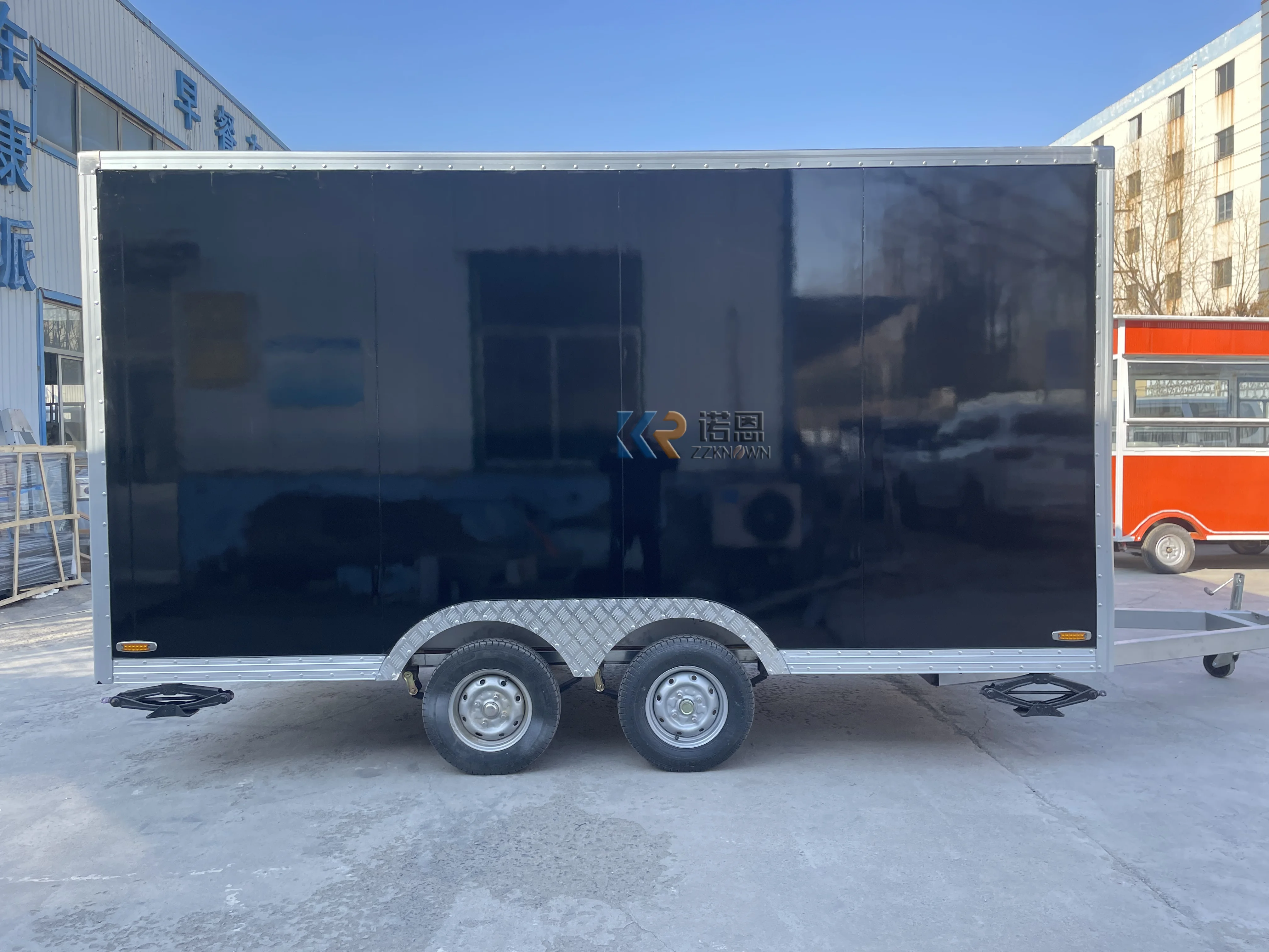 Уличная распродажа, кофейная тележка, грузовик для еды, грузовик для пиццы, хот-дог, киоск для мороженого, мобильный концессионный прицеп для еды