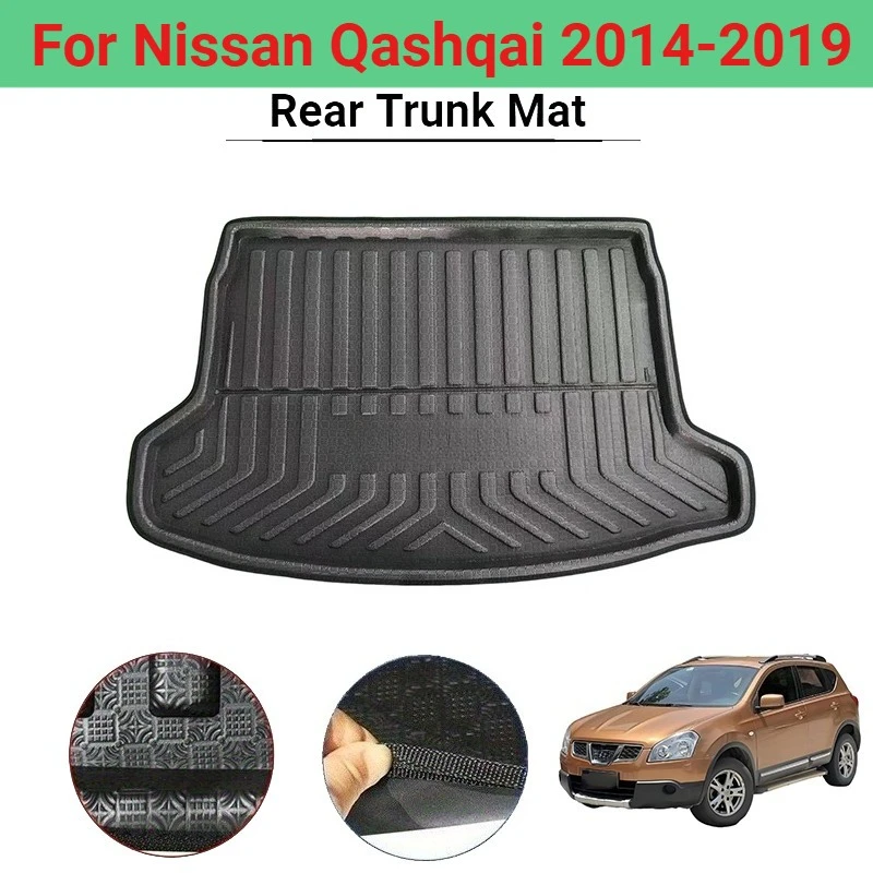 Für Nissan Qashqai 2014-2019 Auto-Kofferraummatte EVA-Material Kofferraumauskleidung Laderaum-Aufbewahrungsmatte Autoteile