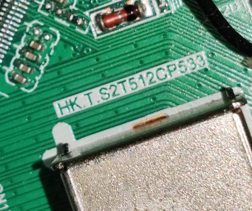 HK.T.S2T512CP533  Three in one TV motherboard tested well with 37-41v 350ma for 1366x768 LED screen