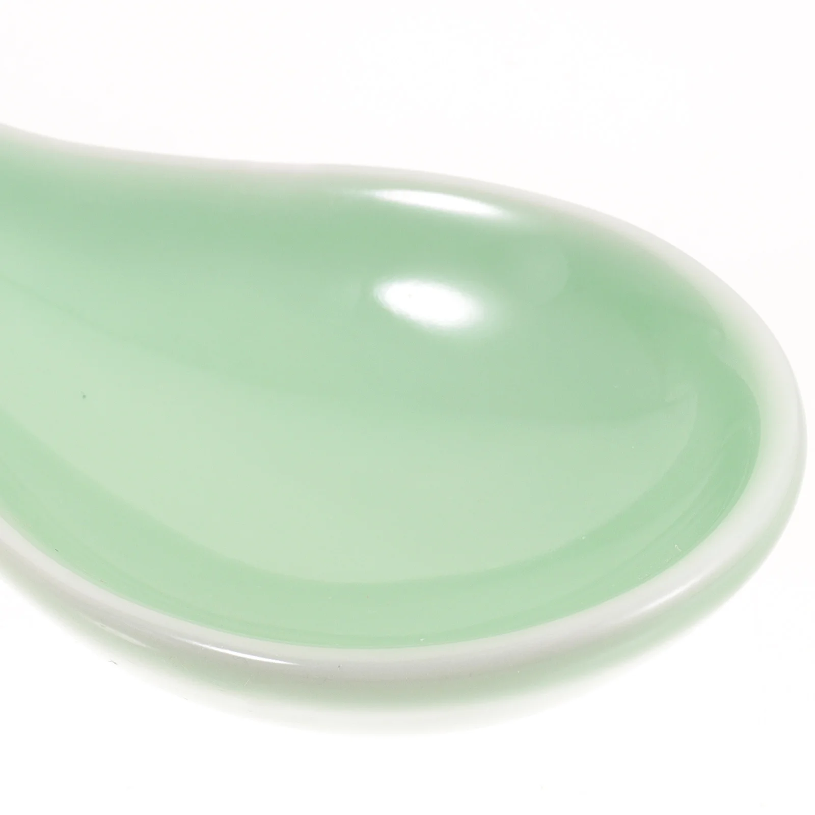 

Ceramic Spoon Large Smooth Heat Resistant Long Handle Multipurpose Soup Porridge Oil Spoon Home Restaurant Ceramic Tableware