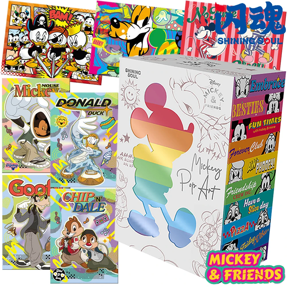 

Genuine Shining Soul Mickey and Friends Collection Card Virtual Cartoon Image High Quality Card Fans' Like Animation Peripherals