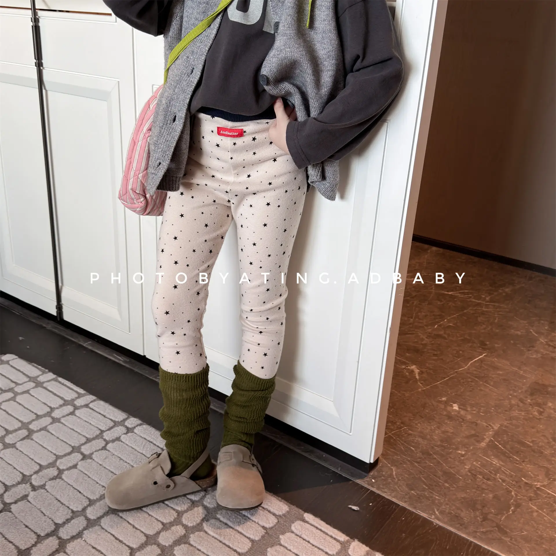 2026 Autumn New children leggings Girls High Waisted pants Baby Cotton leggings Fashion kids Casual Pants Toddler Clothes