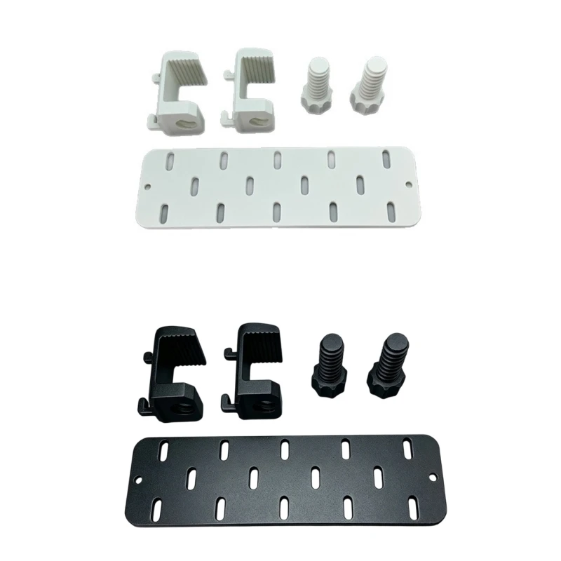 P9FC Office Table Side Pegboard Panel with Screw Brackets for Deskside Supply Sorting, Cables, Parts and Craft Station Tasks